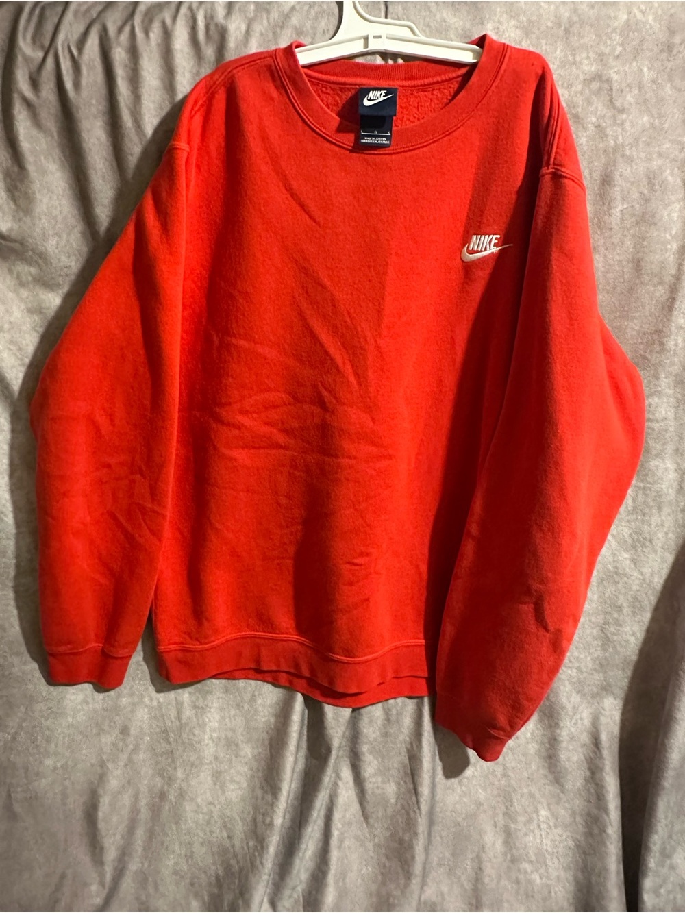 Nike Men’s Bright Red Crewneck Sweatshirt